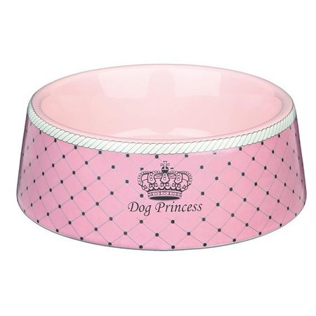 Миска Trixie Princess для собак керамическая 1 л/?20 см розовая