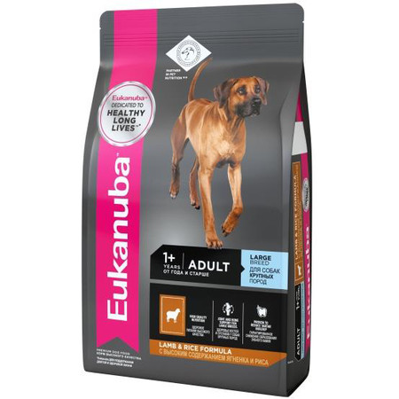 Сухой корм Eukanuba Dog Adult для взрослых собак крупных пород с ягненком и рисом - 2