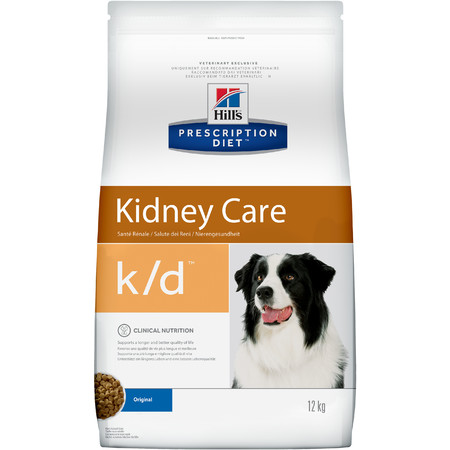 Hill's Prescription Diet k/d Kidney Care сухой диетический корм для собак диета для поддержания здоровья почек