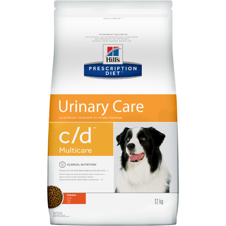 Hill's Prescription Diet c/d Urinary Care сухой диетический корм для собак для поддержания здоровья мочевыводящих путей с курицей