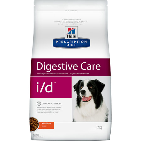 34040c000 Hill's Prescription Diet i/d Digestive Care сухой диетический корм для собак для поддержания здоровья ЖКТ с курицей