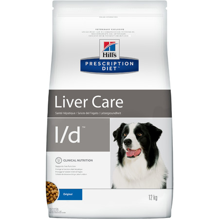 34042c000 Hill's Prescription Diet l/d Liver Care сухой диетический корм для собак для поддержания здоровья печени