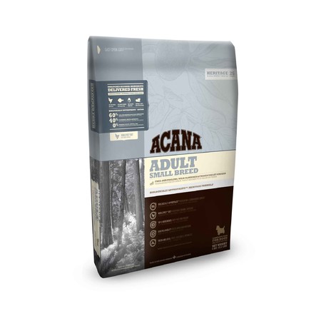34099c000 Сухой корм Acana Heritage Adult Small Breed для собак миниатюрных пород с цыпленком и индейкой