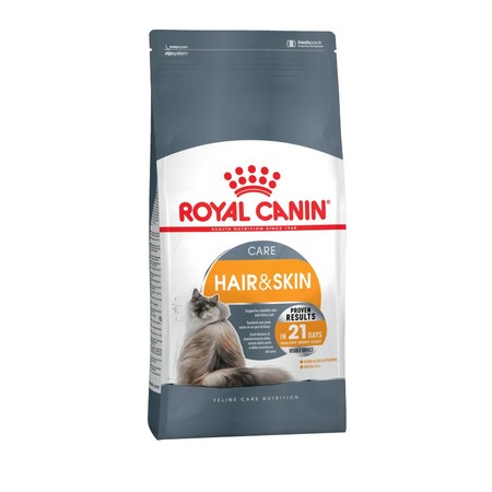 34134c000 Сухой корм Royal Canin Hair & Skin Care для взрослых кошек с проблемной шерстью и чувствительной кожей