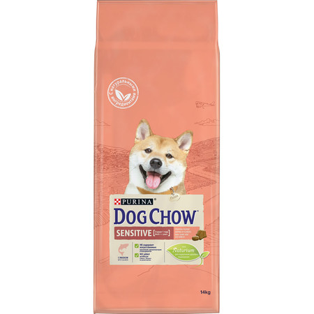 Сухой корм Purina Dog Chow Sensitive для взрослых собак с чувствительным пищеварением с лососем