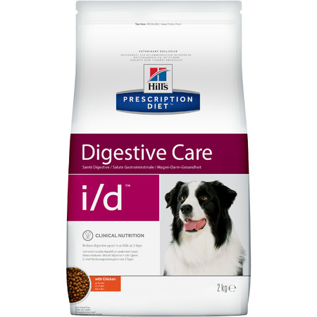 34394c000 Hill's Prescription Diet i/d Digestive Care сухой диетический корм для собак для поддержания здоровья ЖКТ с курицей - 2 кг
