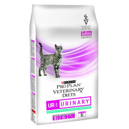 34414c000 Pro Plan Veterinary Diets Feline UR Urinary with Ocean Fish dry для взрослых кошек при болезнях нижних отделов мочевыводящих путей c океанической рыбой