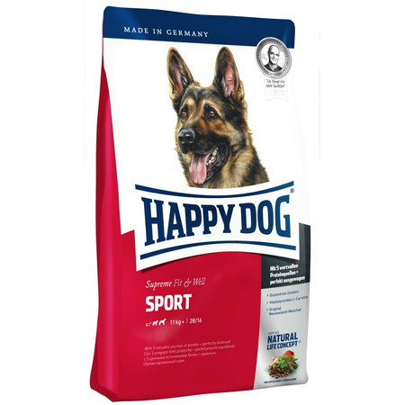 34455c000 Сухой корм Happy Dog Supreme Fit & Well Sport Adult для взрослых собак с высоким уровнем активности