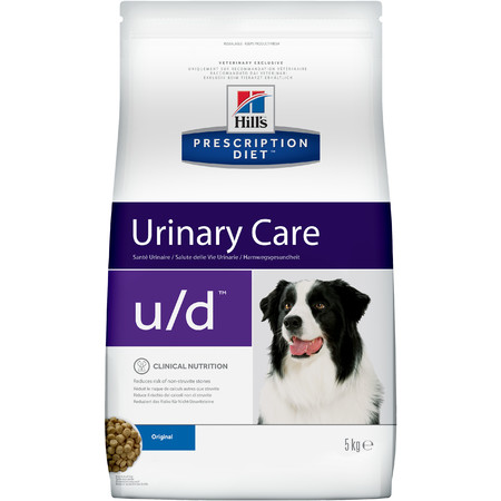 Hill's Prescription Diet u/d Urinary Care сухой диетический корм для собак для поддержания здоровья почек и мочевыводящих путей - 5 кг