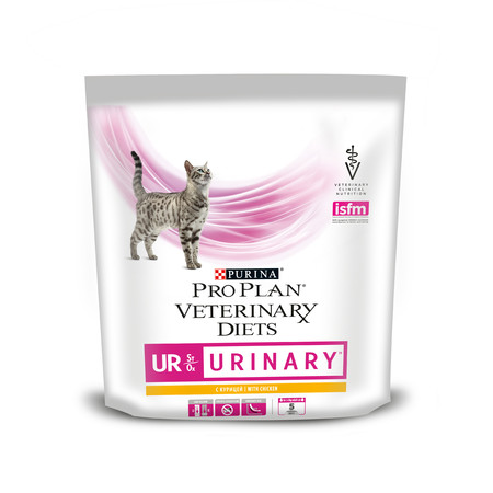 34491c000 Purina Pro Plan Veterinary diets UR ST/OX URINARY для взрослых кошек при болезнях нижних отделов мочевыводящих путей с курицей - 400 гр