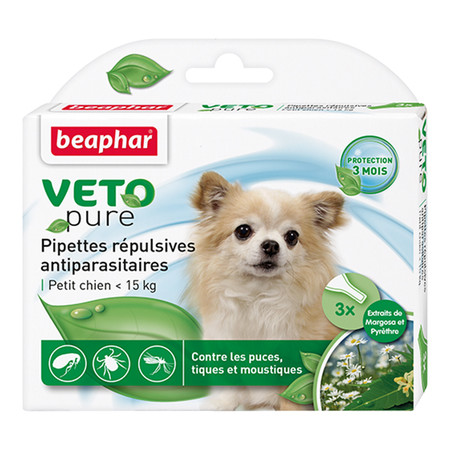 Капли Beaphar Bio Stop On для собак мелких пород от блох