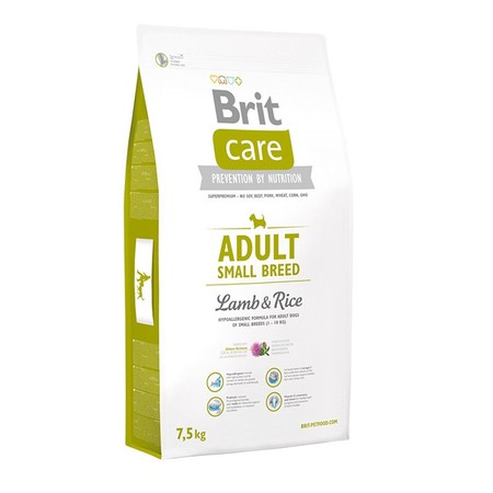 Cухой корм Brit Care Adult Small Breed Lamb & Rice для взрослых собак мелких пород с ягненком и рисом