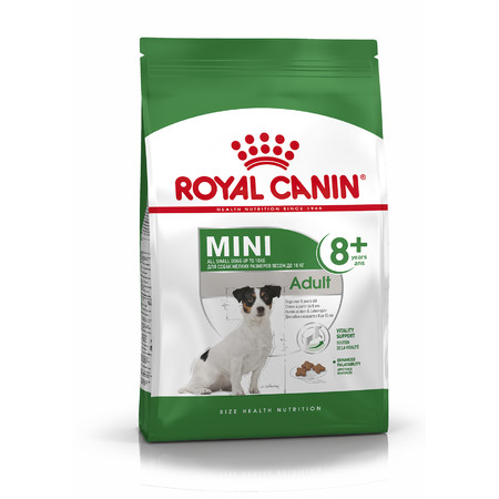 Сухой корм Royal Canin Mini Adult 8+ для взрослых собак мелких пород старше 8 лет
