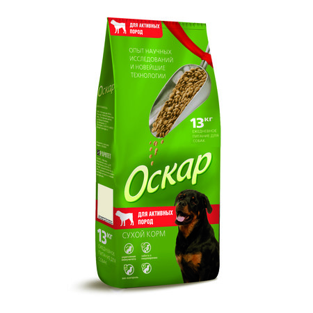 Оскар корм сухой для собак активных пород