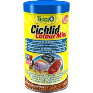 Корм Tetra Cichlid Colour Mini для всех видов цихлид для улучшения окраса - 500 мл