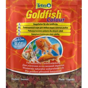 Корм Tetra Goldfish Colour для улучшения окраса золотых рыб в хлопьях - 12 г (саше)