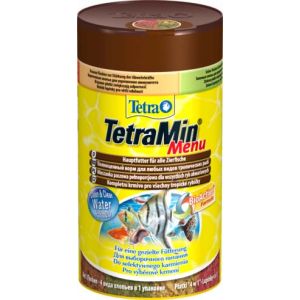 Корм Tetra Menu для всех видов рыб 4 вида мелких хлопьев - 100 мл