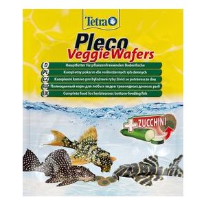 Корм Tetra Pleco Veggie Wafers пластинки для донных рыб с добавлением цуккини - 15 г