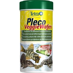 Корм Tetra Pleco Veggie Wafers пластинки для донных рыб с добавлением цуккини - 250 мл