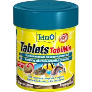 Корм Tetra TabletsTabiMin для всех видов донных рыб - 120 таб