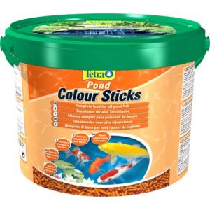 Корм Tetra Pond Color Sticks для прудовых рыб палочки для окраски - 10 л