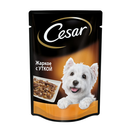 35674c000 Cesar паучи с жарким из утки для взрослых собак - 100 г