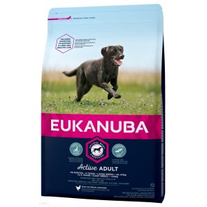 35676c000 Сухой корм Eukanuba Adult Large Breed для взрослых собак крупных пород с курицей - 15 кг