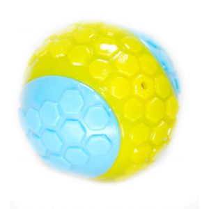 35702c000 Nems игрушка для собак мяч резиновый двухцветный с пишалкой и погремушкой c запахом бекона 6
