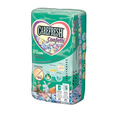Наполнитель CareFresh Color Confetti целлюлозный для мелких домашних животных и птиц - 10 л