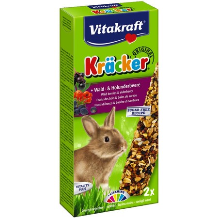 Vitakraft крекеры для кроликов лесные ягоды 2 шт