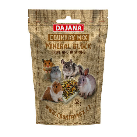Dajana Country Mix камень для грызунов минеральный фрук/вит.