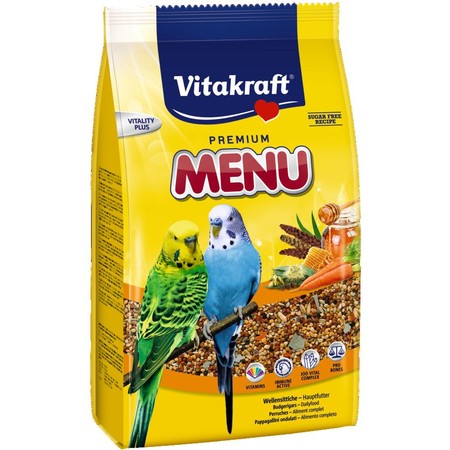 Vitakraft Menu корм для волнистых попугаев 500 г