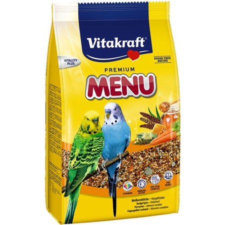 Vitakraft Menu корм для волнистых попугаев 1 кг