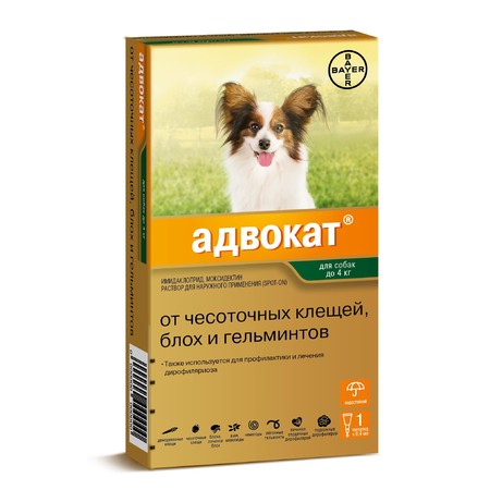 36169c000 Капли Адвокат от клещей