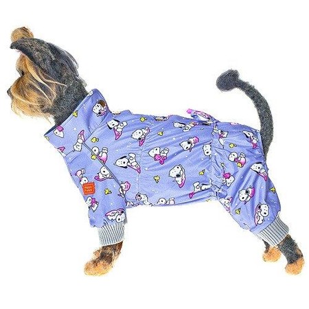 36521c000 Комбинезон для собак Happy Puppy Снупик L сиреневый
