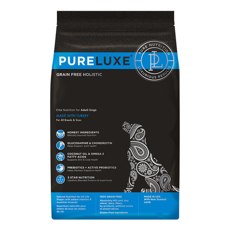 36993c000 Сухой корм PureLuxe для взрослых собак с индейкой - 1