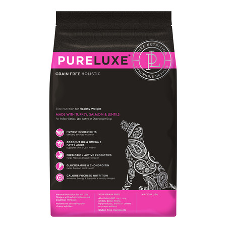 36999c000 Сухой корм PureLuxe для нормализации веса у собак с индейкой