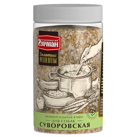 Четвероногий гурман Золотые рецепты Суворовская каша для собак - 300 г