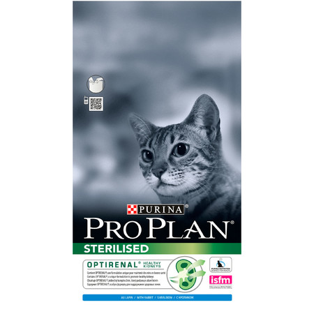 9878c000 Сухой корм Pro Plan Adult Sterilised для взрослых стерилизованных кошек и кастрированных котов с кроликом - 1